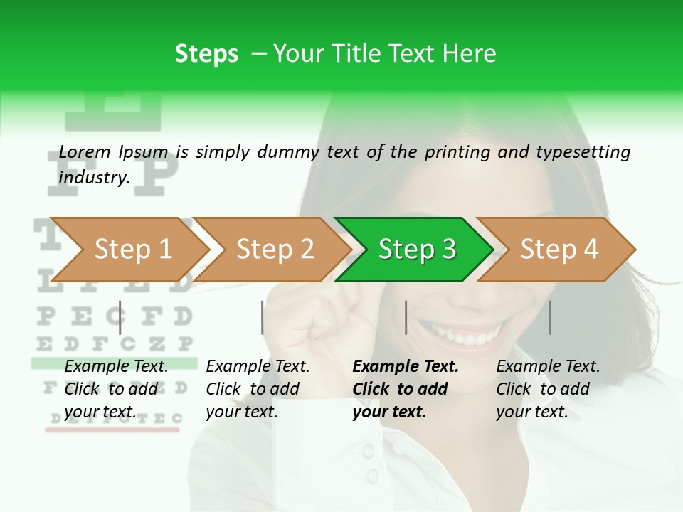 Eye Chinese Asian PowerPoint Template