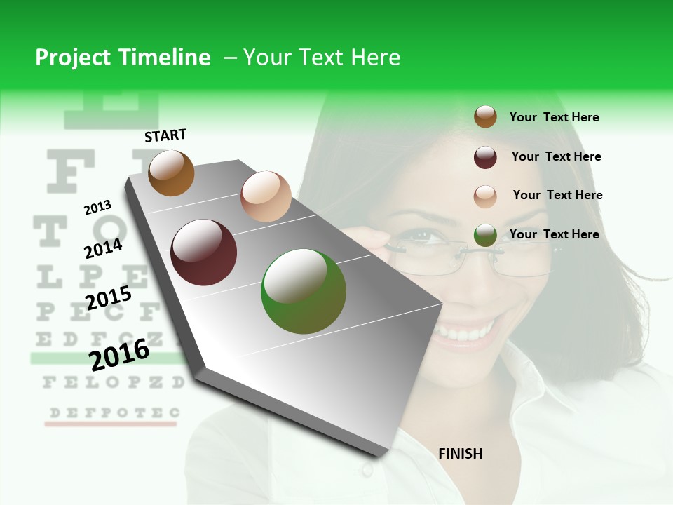 Eye Chinese Asian PowerPoint Template