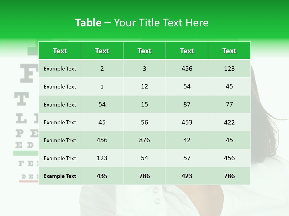 Eye Chinese Asian PowerPoint Template