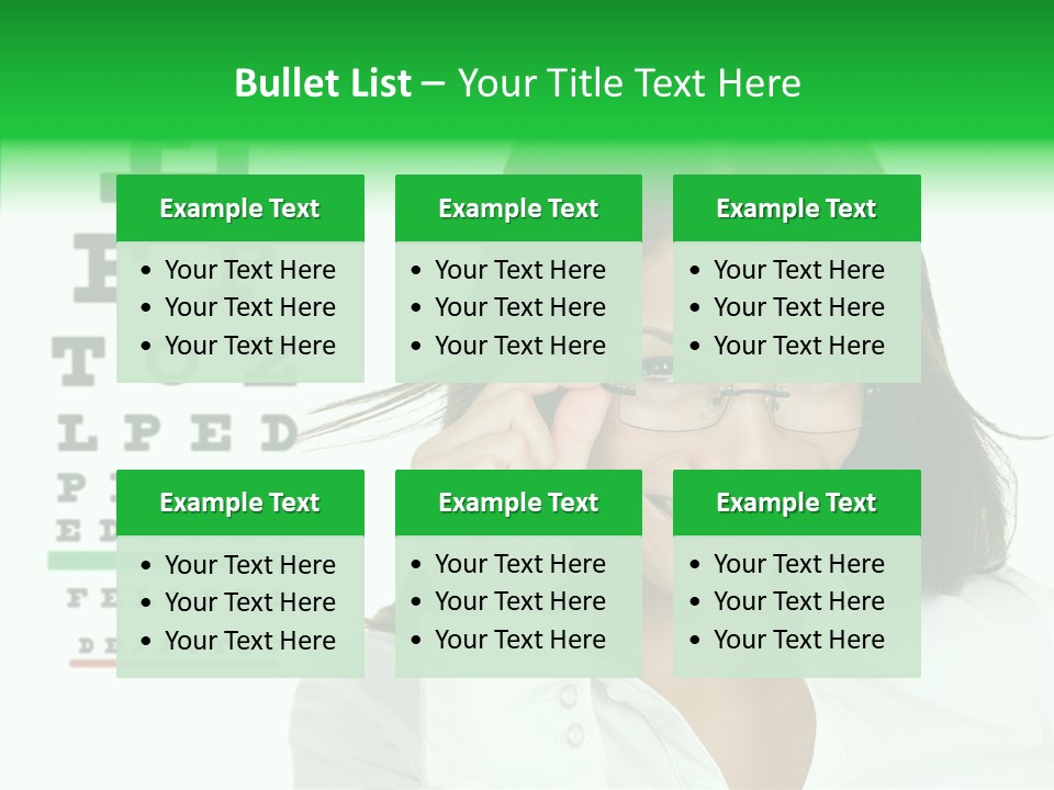 Eye Chinese Asian PowerPoint Template