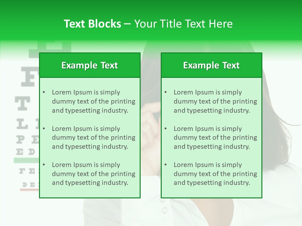 Eye Chinese Asian PowerPoint Template