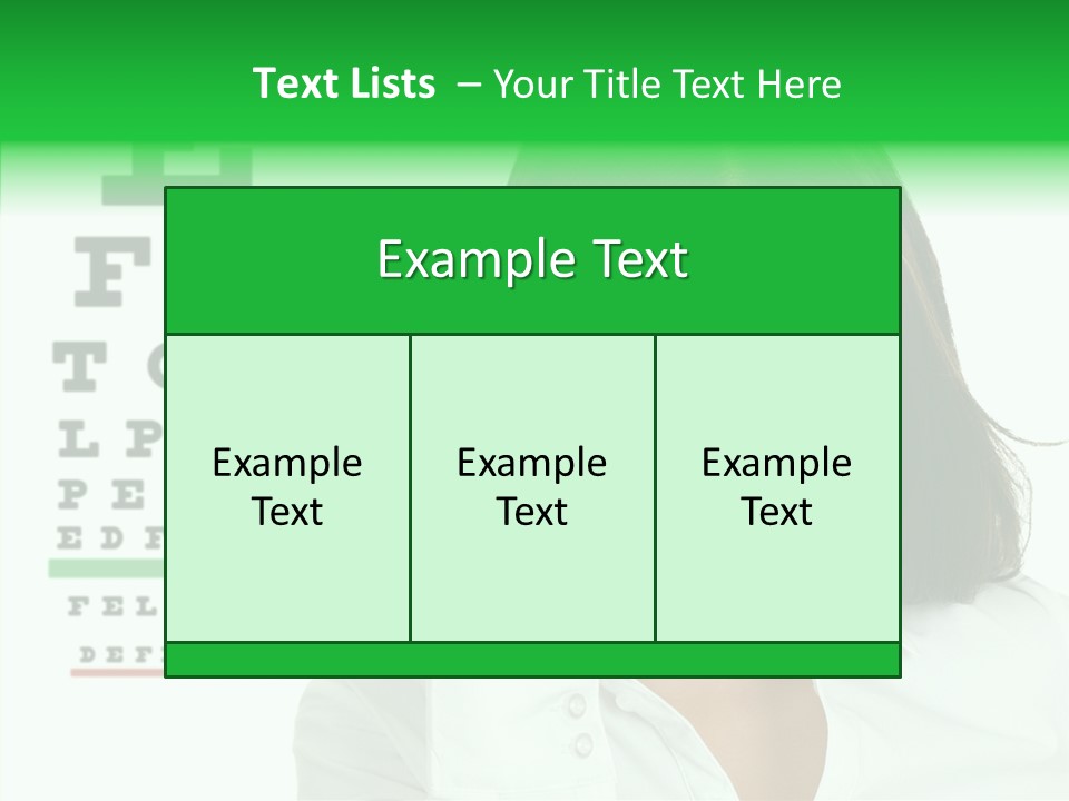 Eye Chinese Asian PowerPoint Template