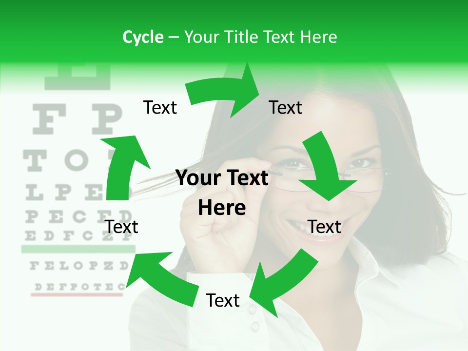 Eye Chinese Asian PowerPoint Template