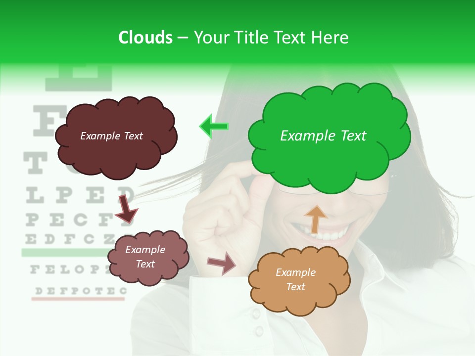 Eye Chinese Asian PowerPoint Template