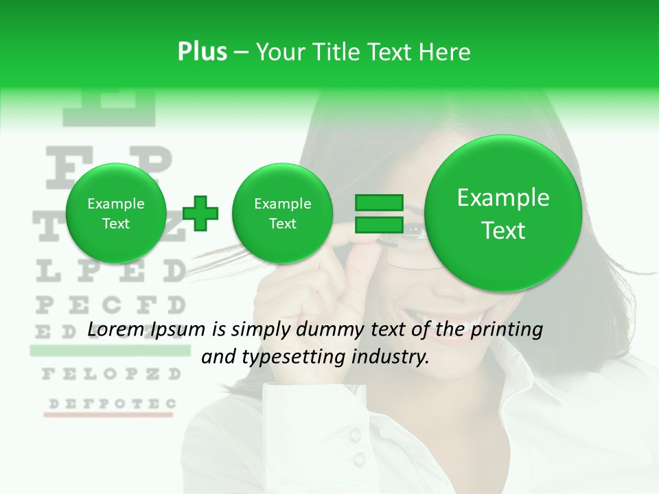 Eye Chinese Asian PowerPoint Template