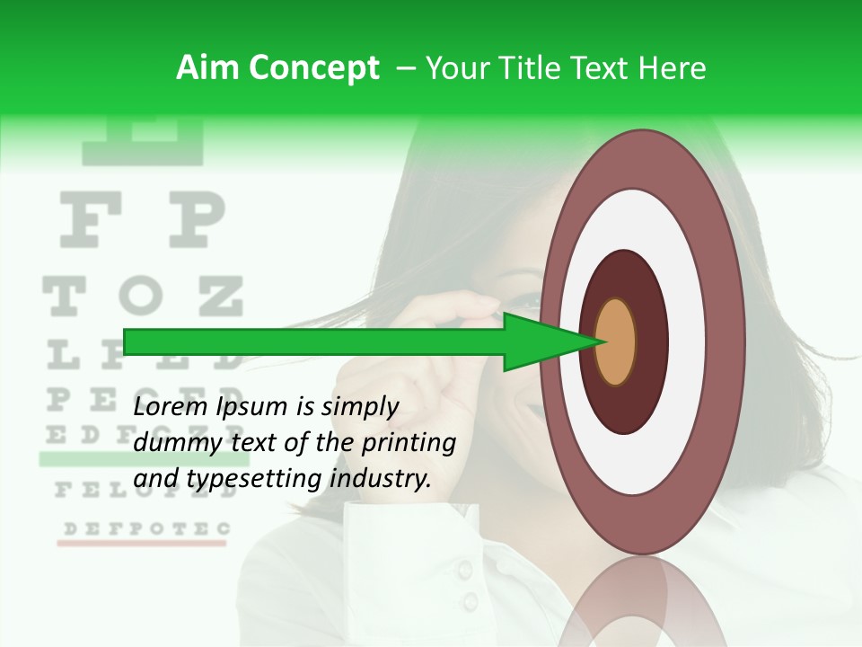 Eye Chinese Asian PowerPoint Template