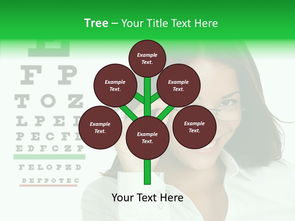 Eye Chinese Asian PowerPoint Template