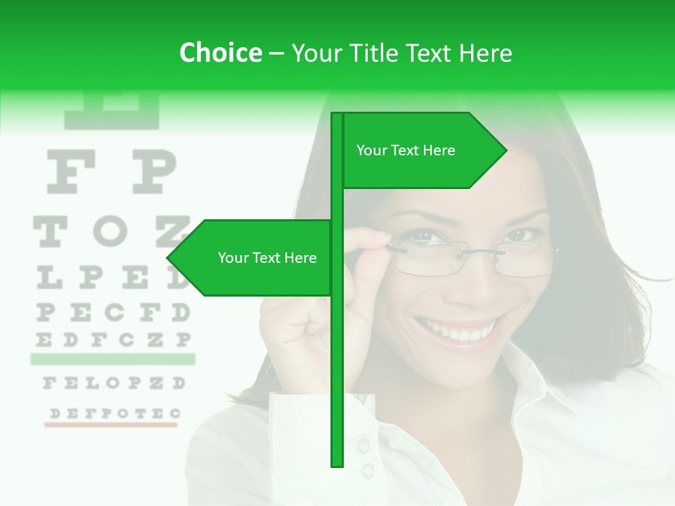 Eye Chinese Asian PowerPoint Template