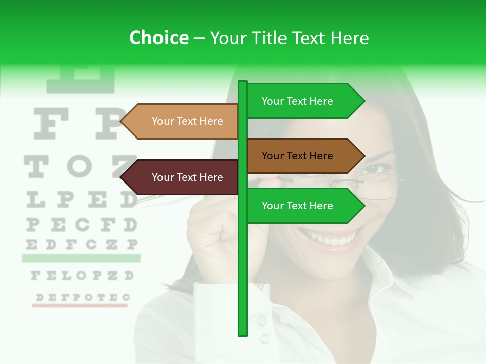 Eye Chinese Asian PowerPoint Template