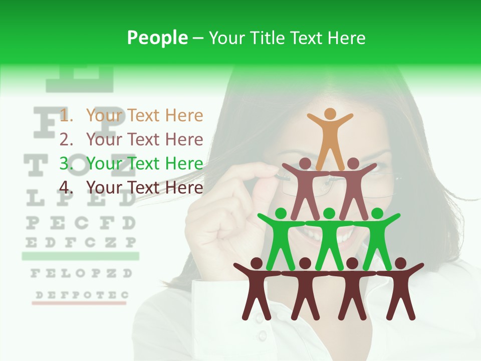 Eye Chinese Asian PowerPoint Template