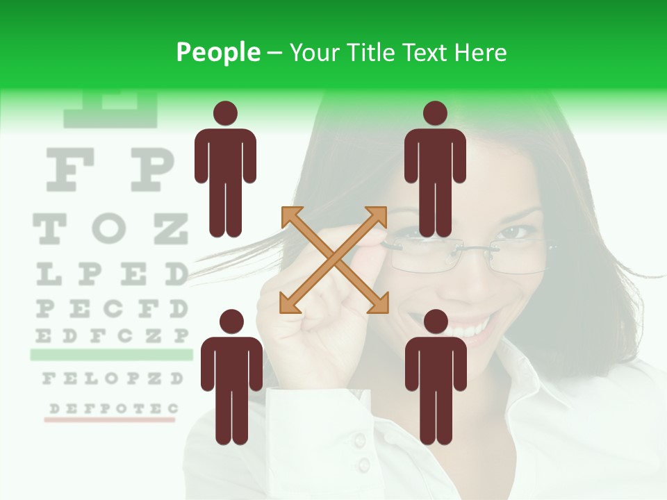 Eye Chinese Asian PowerPoint Template