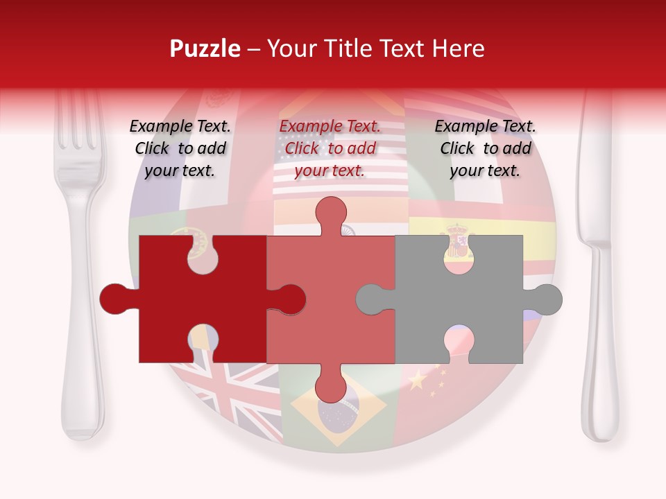 Gastronomic Tourism British PowerPoint Template