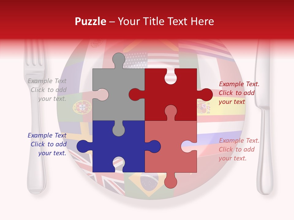 Gastronomic Tourism British PowerPoint Template