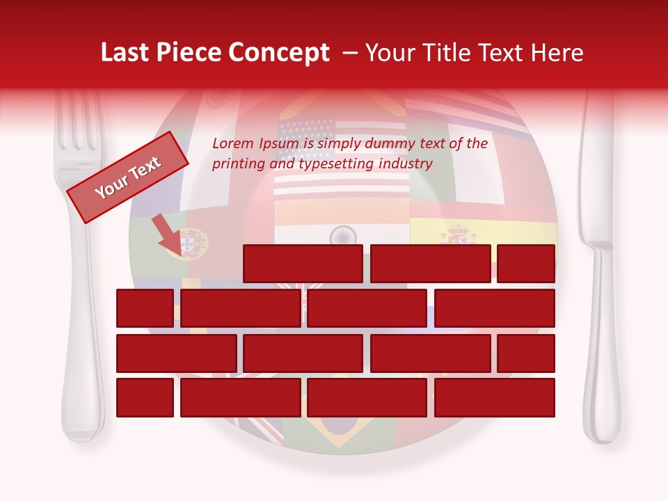 Gastronomic Tourism British PowerPoint Template