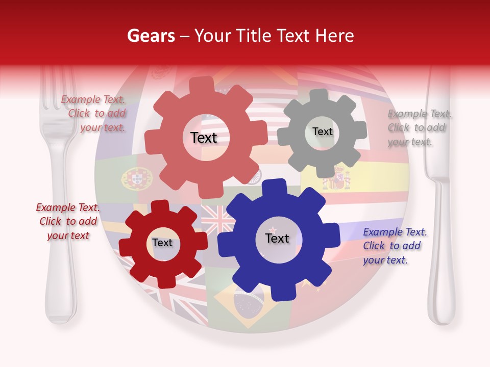 Gastronomic Tourism British PowerPoint Template