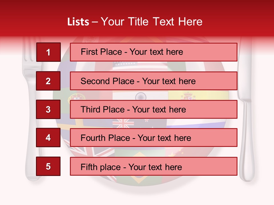 Gastronomic Tourism British PowerPoint Template