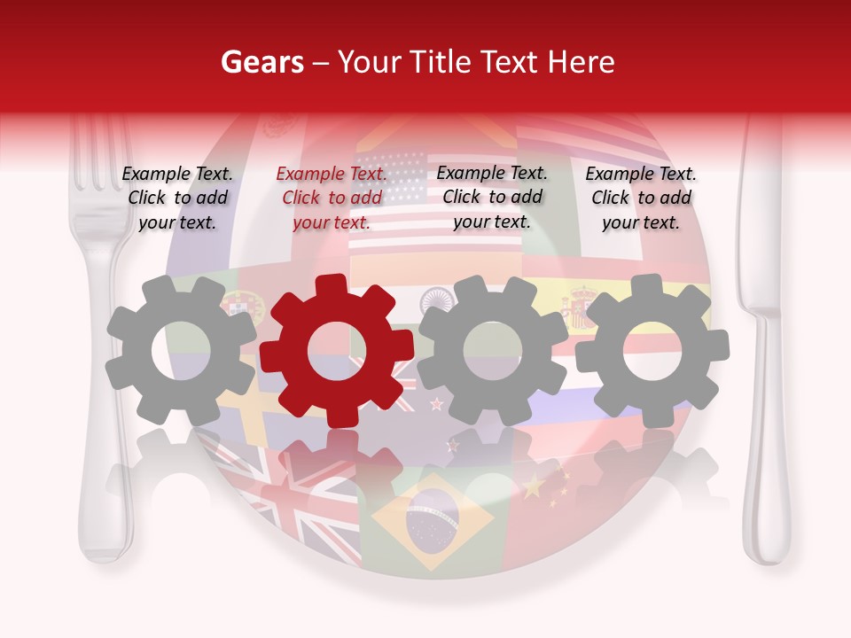 Gastronomic Tourism British PowerPoint Template