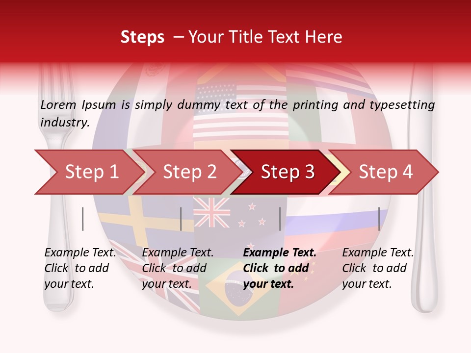 Gastronomic Tourism British PowerPoint Template