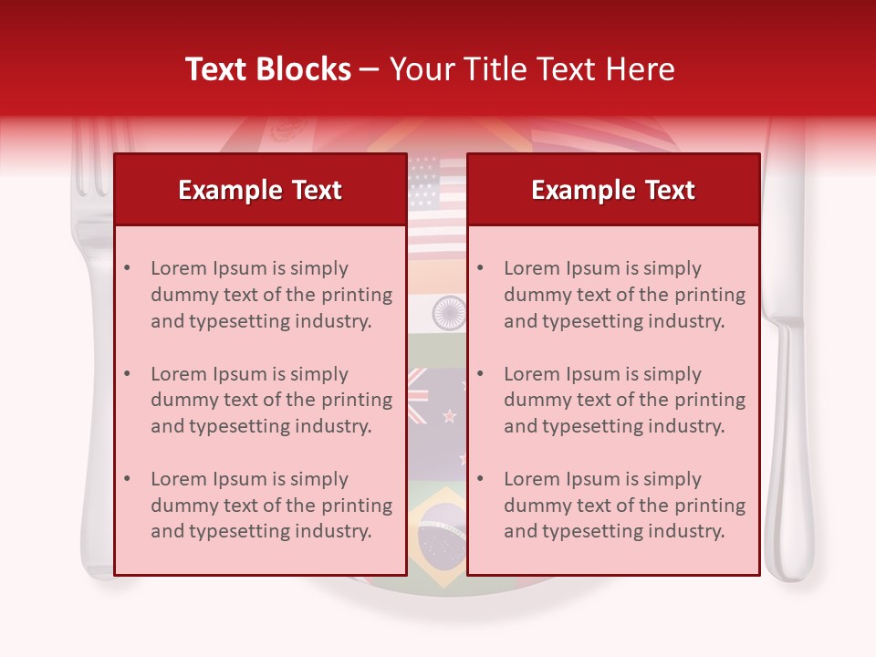 Gastronomic Tourism British PowerPoint Template