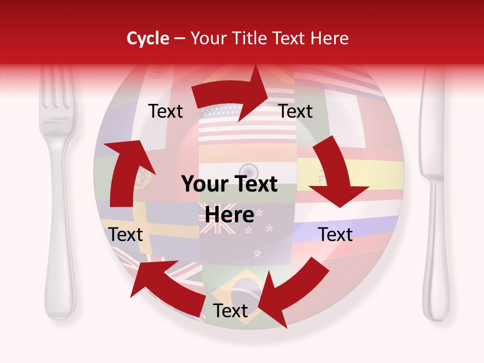 Gastronomic Tourism British PowerPoint Template