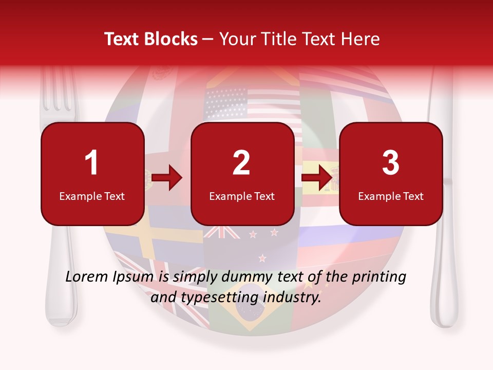 Gastronomic Tourism British PowerPoint Template