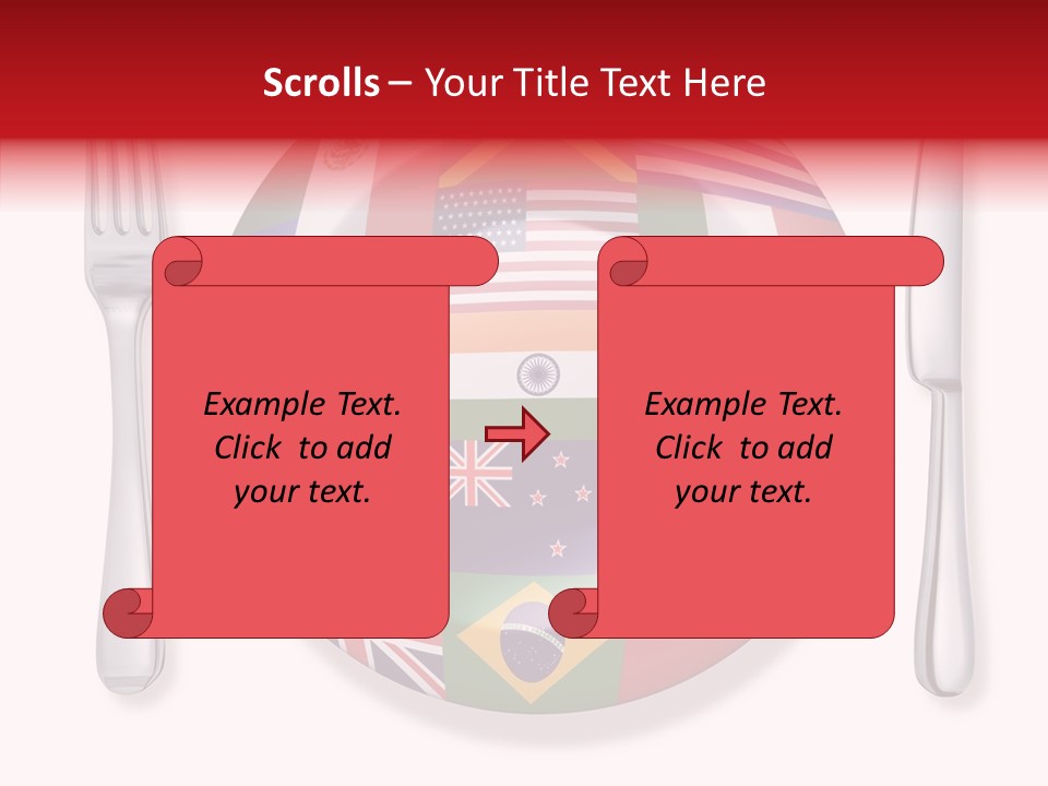 Gastronomic Tourism British PowerPoint Template