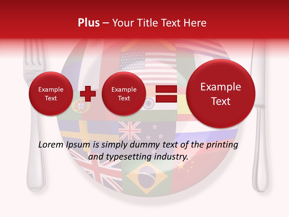 Gastronomic Tourism British PowerPoint Template
