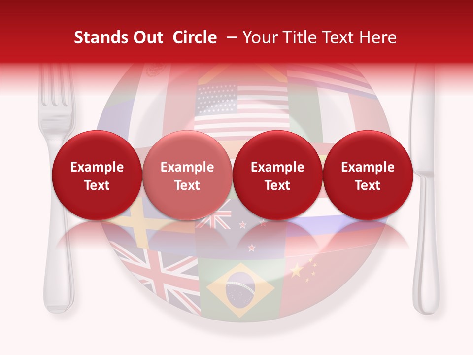 Gastronomic Tourism British PowerPoint Template