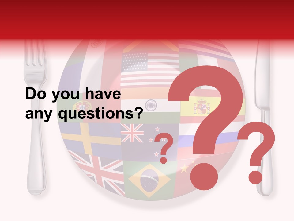 Gastronomic Tourism British PowerPoint Template