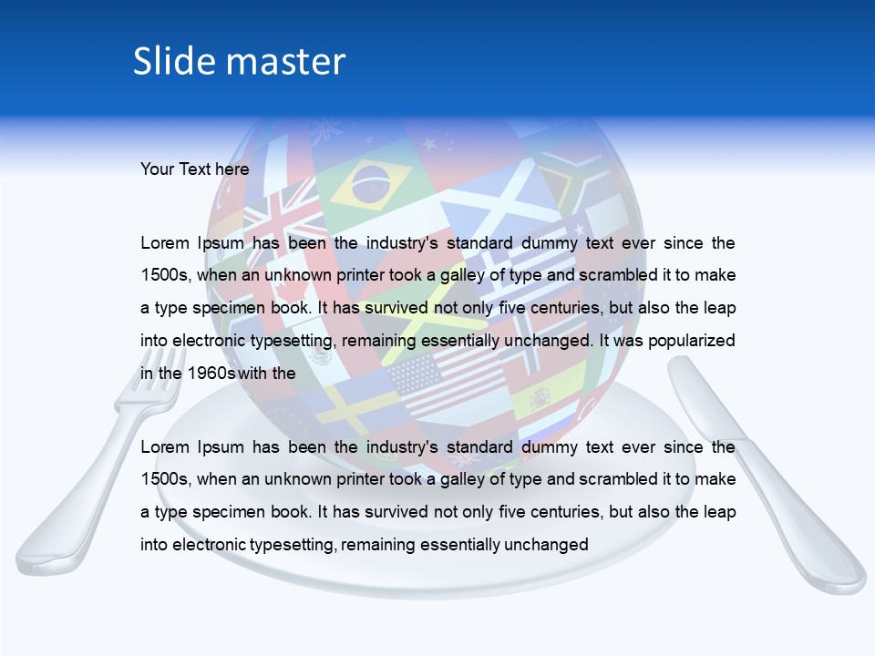 Chinese Cooking Food International PowerPoint Template