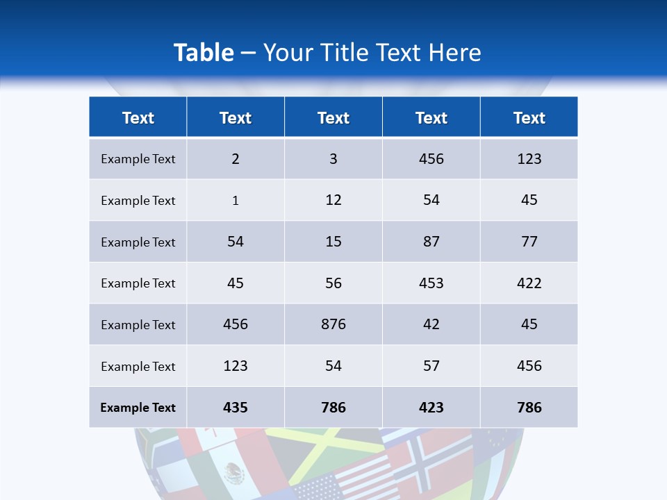 French Flavor Uniform PowerPoint Template