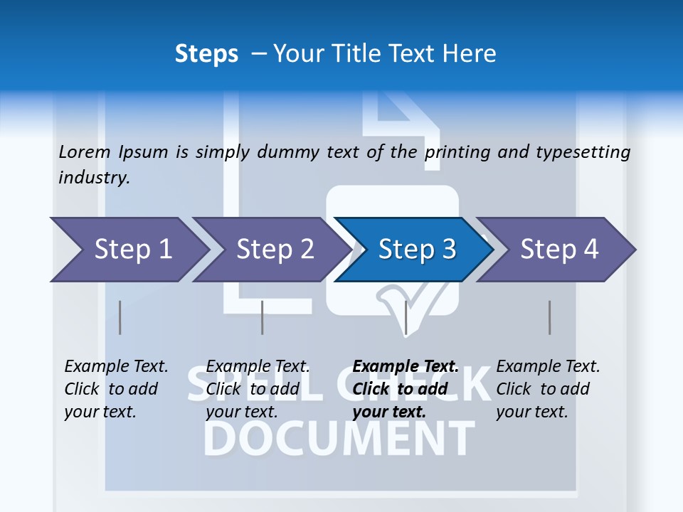 Business Mark Check PowerPoint Template