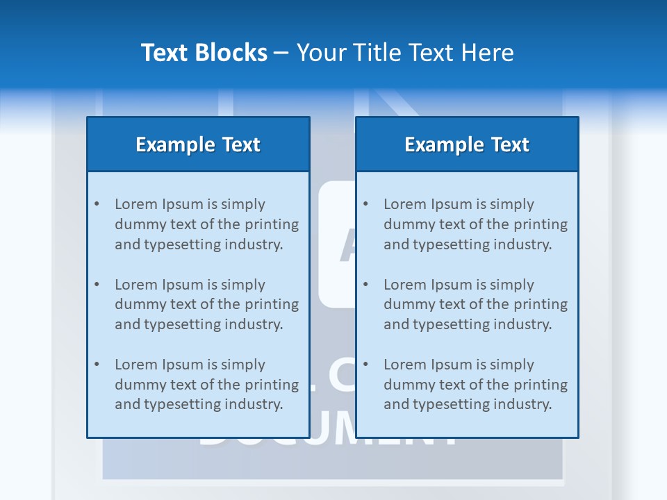 Business Mark Check PowerPoint Template