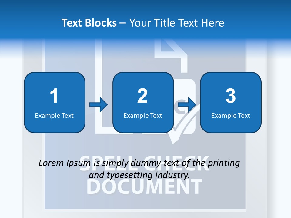 Business Mark Check PowerPoint Template