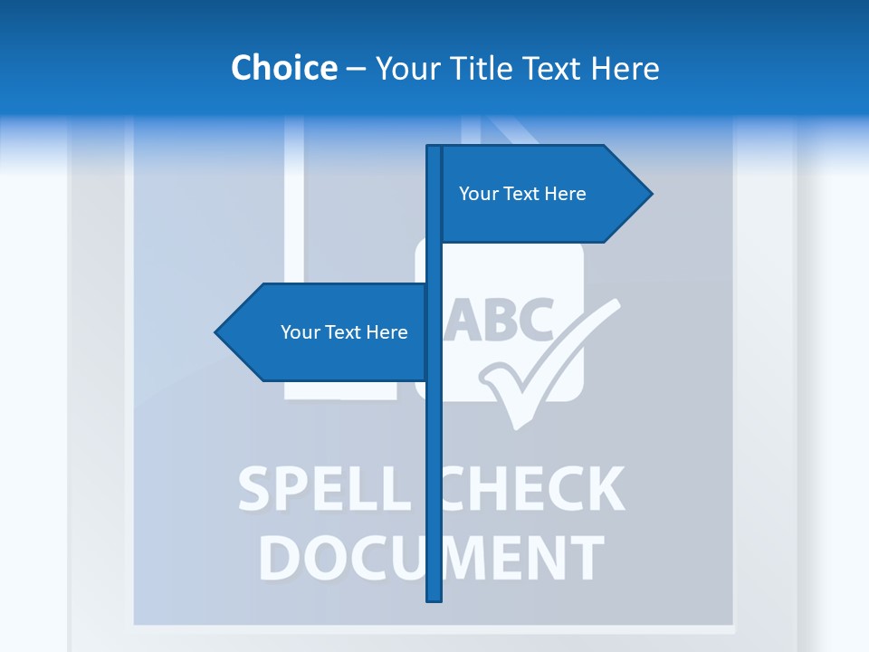 Business Mark Check PowerPoint Template