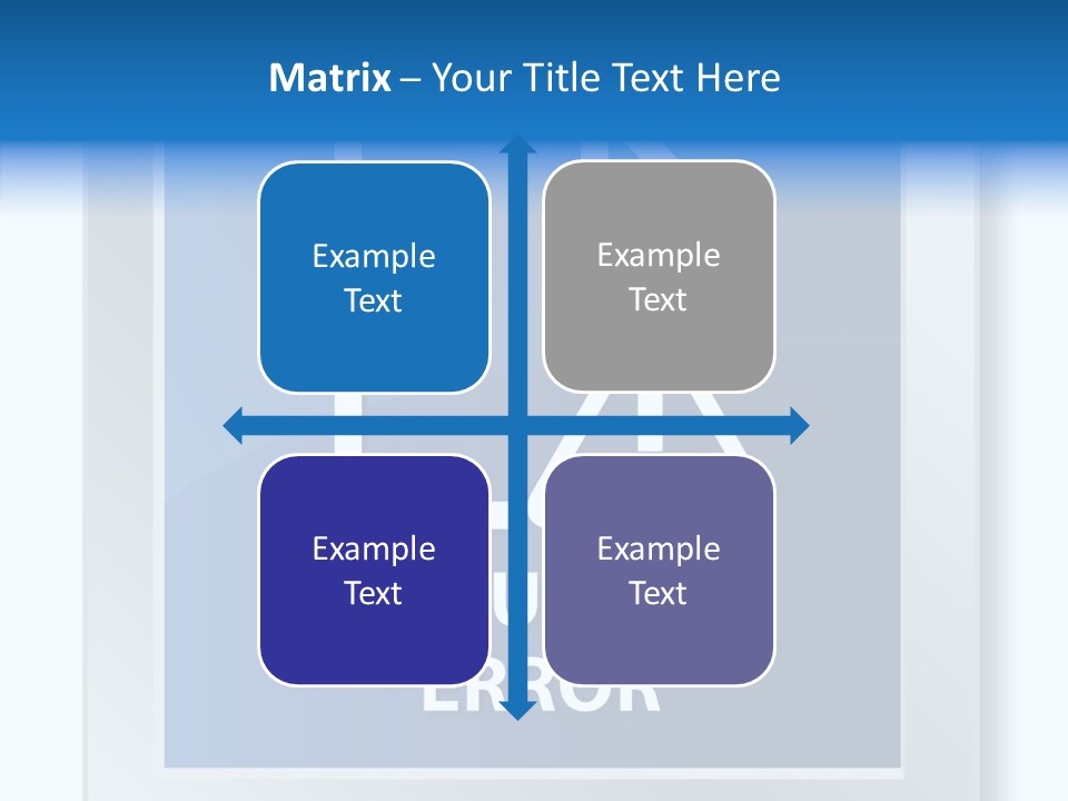 Error Development Process PowerPoint Template