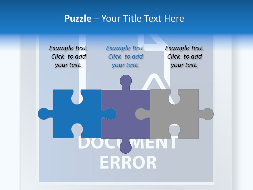 Error Development Process PowerPoint Template