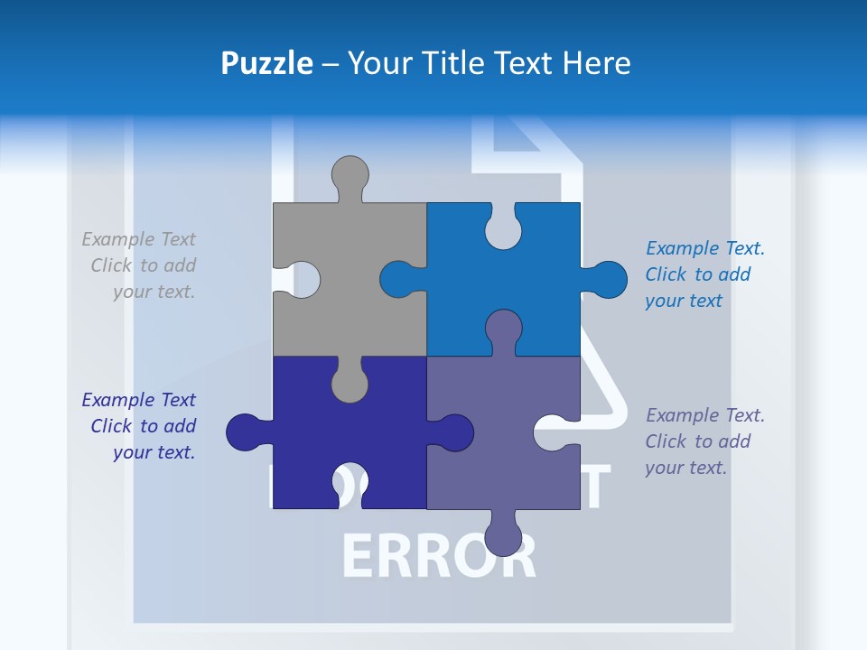 Error Development Process PowerPoint Template