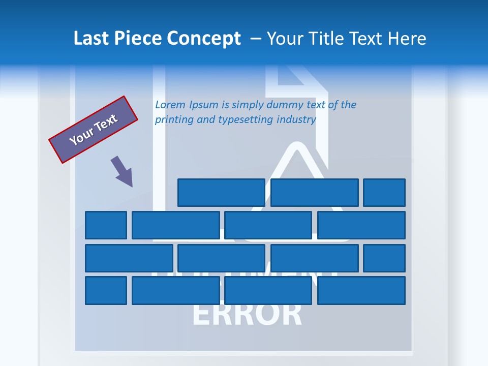 Error Development Process PowerPoint Template