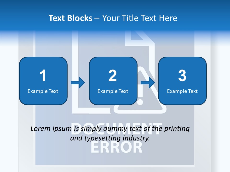 Error Development Process PowerPoint Template
