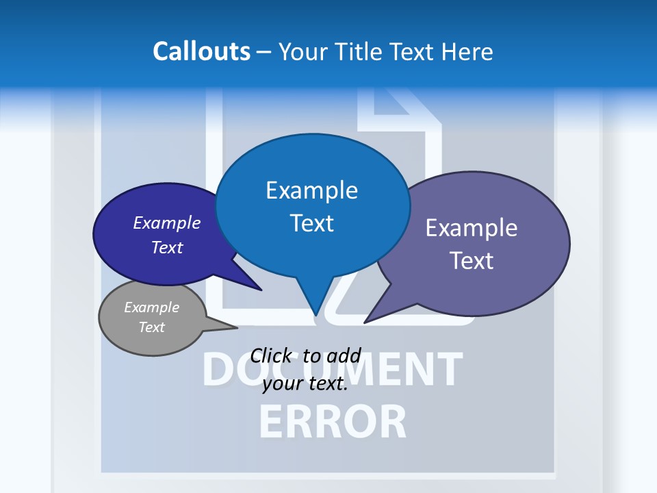 Error Development Process PowerPoint Template