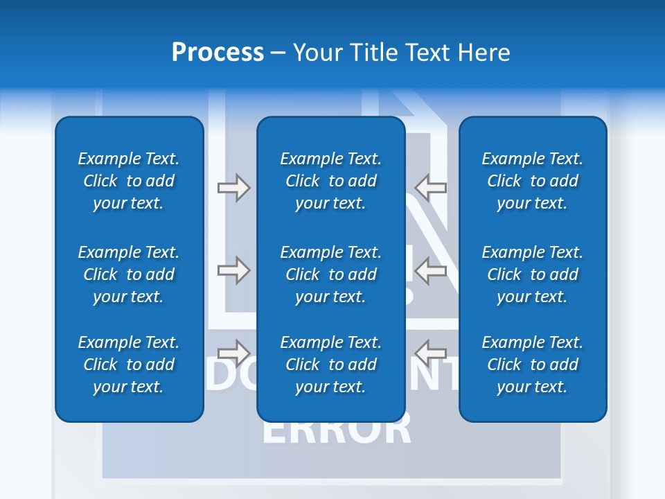 Error Development Process PowerPoint Template