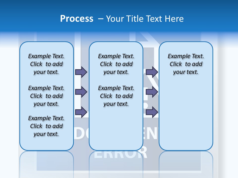 Error Development Process PowerPoint Template