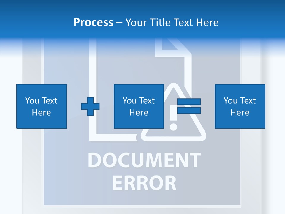 Error Development Process PowerPoint Template