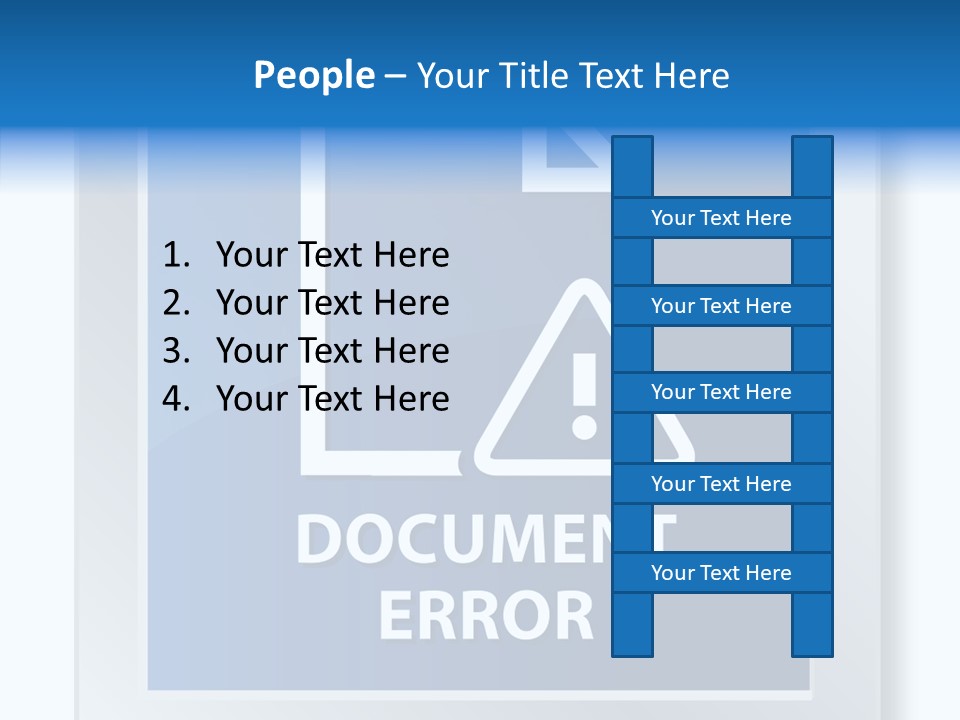 Error Development Process PowerPoint Template