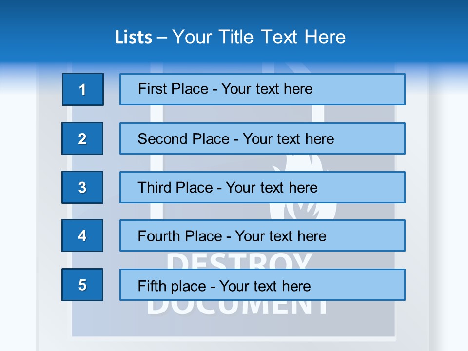 File Innovation Glossy PowerPoint Template