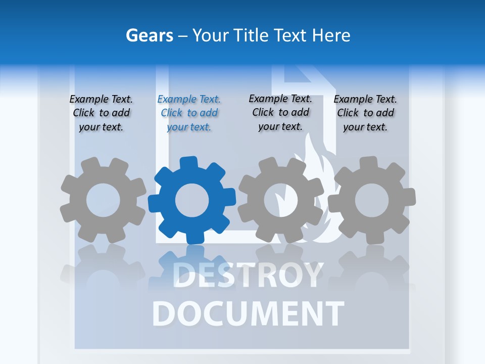 File Innovation Glossy PowerPoint Template