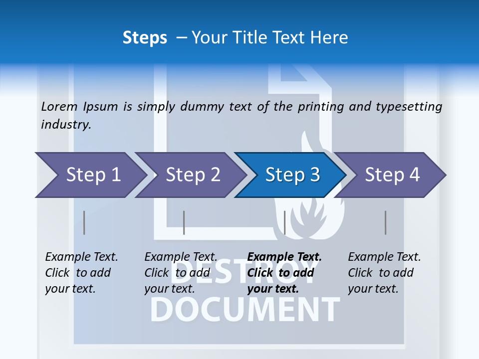 File Innovation Glossy PowerPoint Template