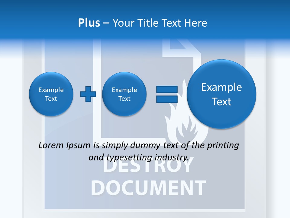 File Innovation Glossy PowerPoint Template