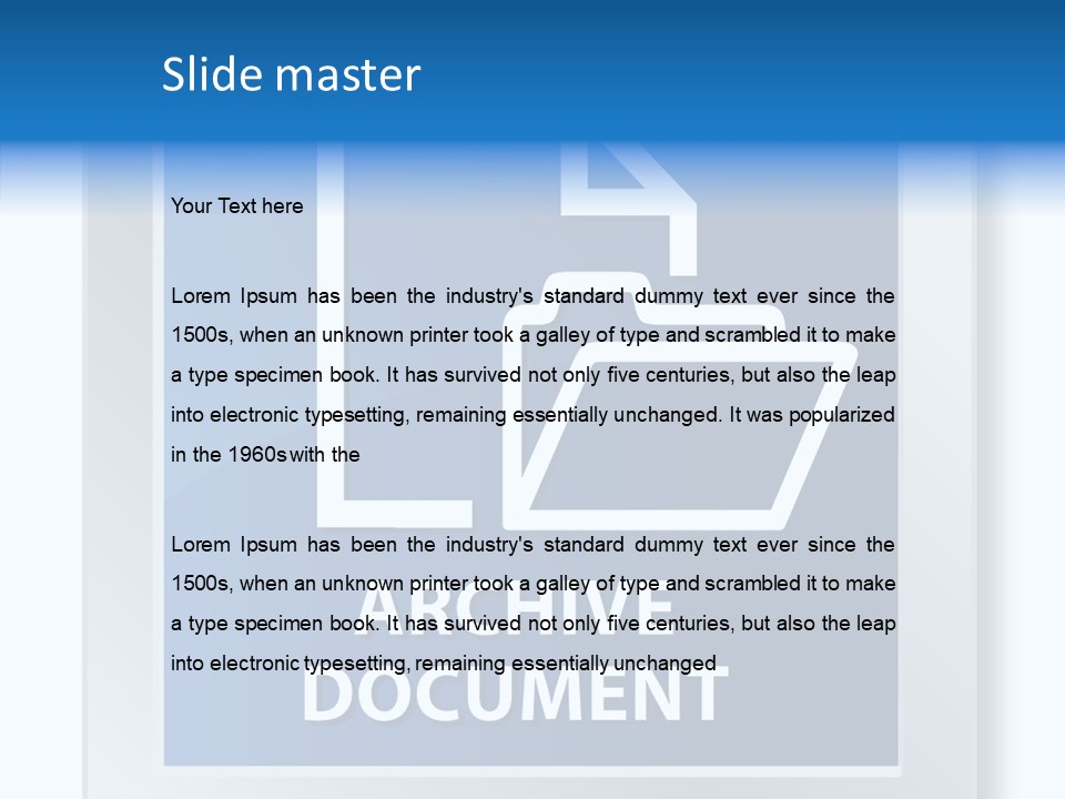 Button Down Save File PowerPoint Template